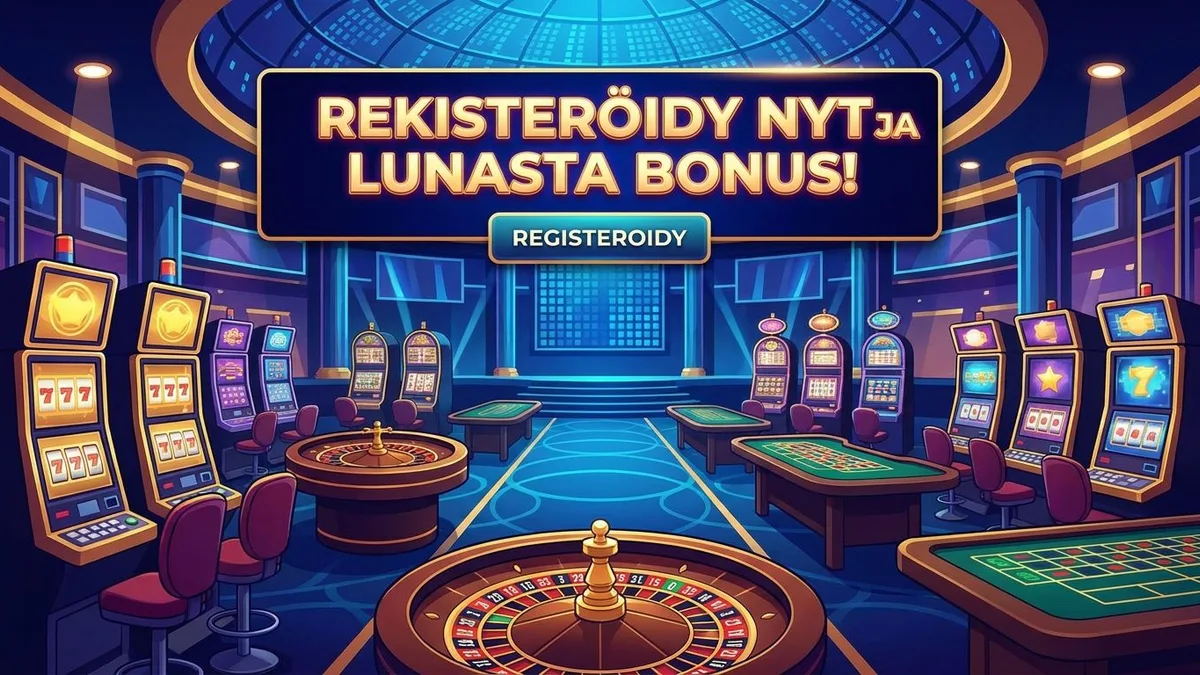 Rekisteröidy bonuksen kanssa